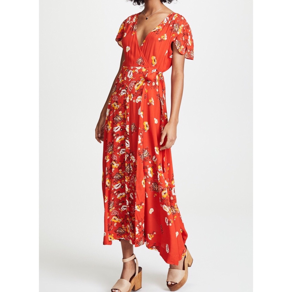 Free People Gorgeous Jess Wrap Dress